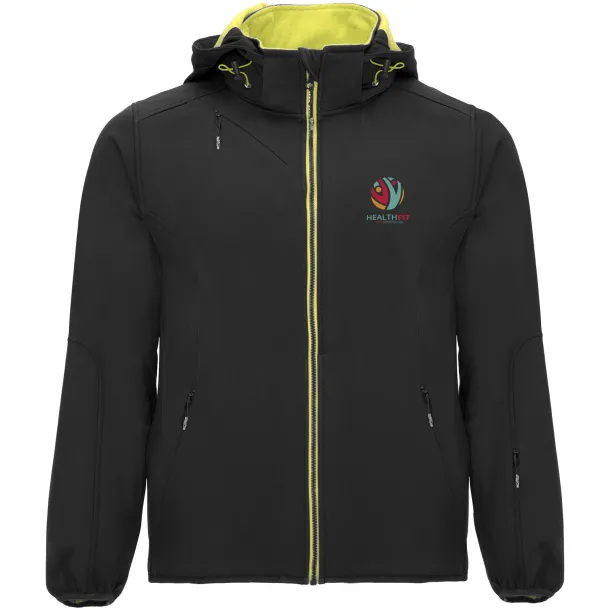 Siberia unisex softshell jacket - Roly Solid black