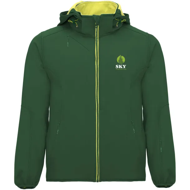 Siberia unisex softshell jakna - Roly Bottle green