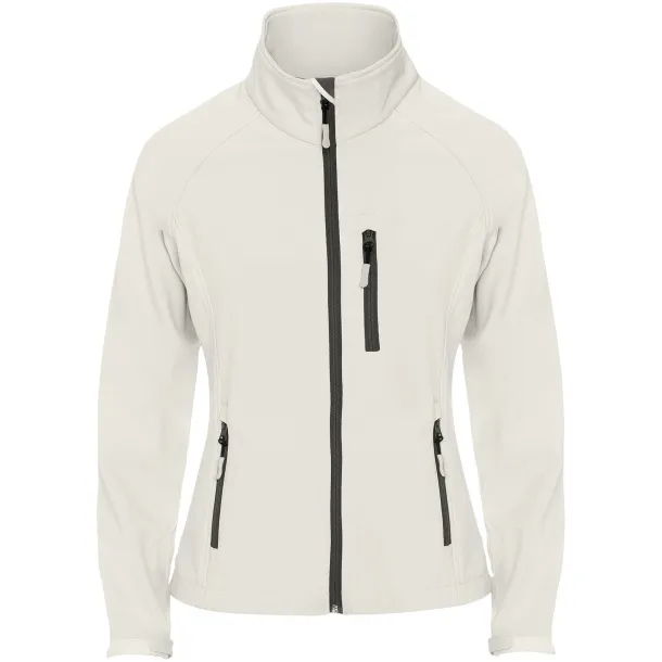 Antartida ženska softshell jakna - Roly Pearl White