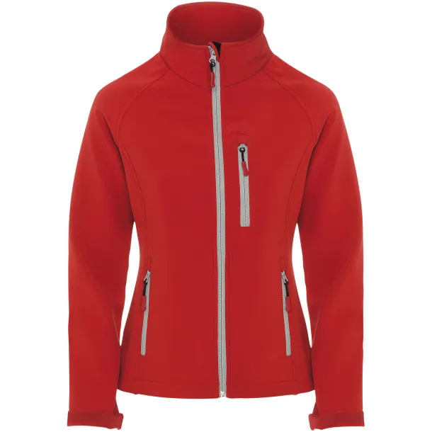 Antartida ženska softshell jakna - Roly Crvena