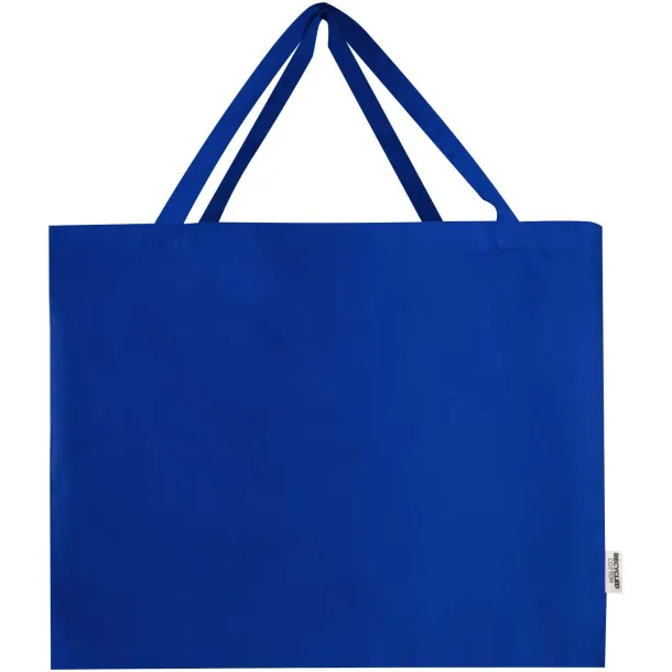 Odessa 220 g/m² GRS recycled cotton tote bag 40L Royal blue