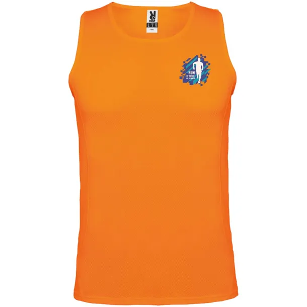 Andre muška sportska majica bez rukava - Roly Fluor Orange