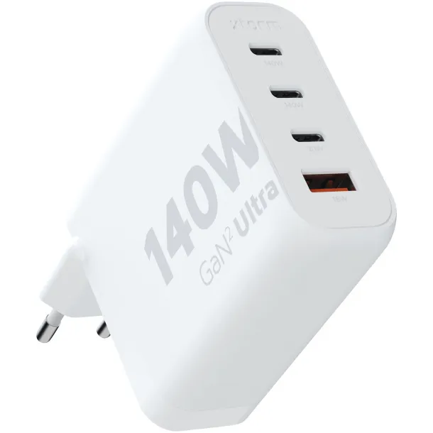 Xtorm XEC140 GaN² Ultra Punjač za zidnu utičnicu, 140W - Xtorm Bijela