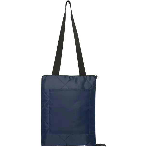 Clary GRS recycled polyester picnic blanket Navy Blue