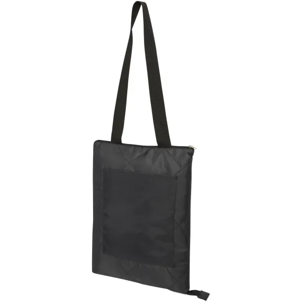 Clary GRS recycled polyester picnic blanket Solid black