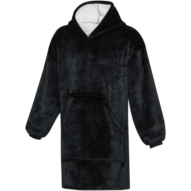Denali GRS deka s kapuljačom, 190 g/m² Crna