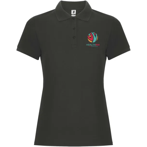 Pegaso Premium ženska polo majica s kratkim rukavima, 220 g/m² - Roly Dark Lead