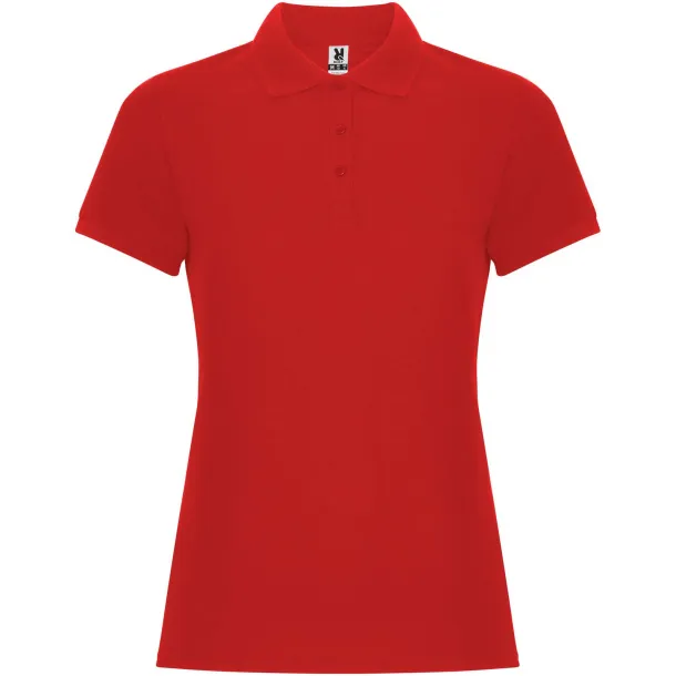 Pegaso Premium ženska polo majica s kratkim rukavima, 220 g/m² - Roly Crvena