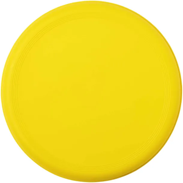 Orbit recycled plastic frisbee Yellow