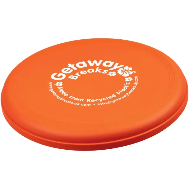 Orbit recycled plastic frisbee Orange