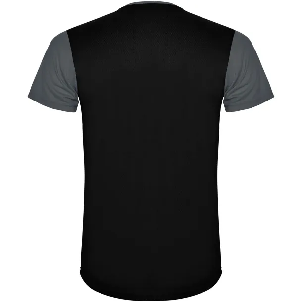 Detroit dječja sportska majica kratkih rukava - Roly Ebony Solid black