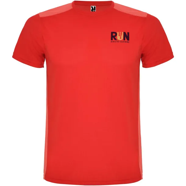 Detroit short sleeve kids sports t-shirt - Roly Red
