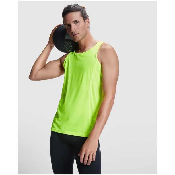 Andre dječja sportska majica bez rukava - Roly Solid black