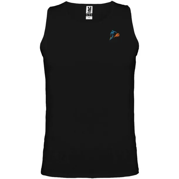 Andre kids sports vest - Roly Solid black