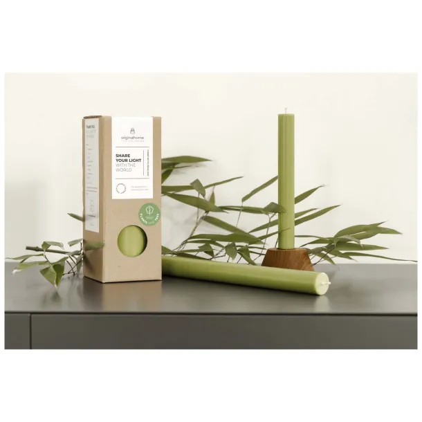 Originalhome dinner candle matcha - Originalhome Heather green