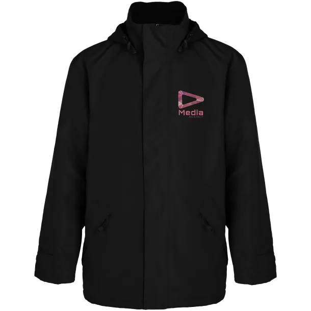 Europa unisex podstavljena jakna - Roly Solid black