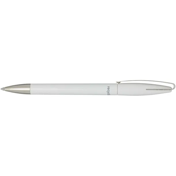 Ana recycled plastic ballpoint pen (blue ink) - Marksman White