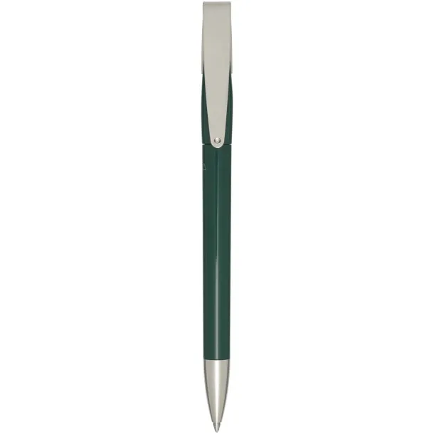 Ana recycled plastic ballpoint pen (blue ink) - Marksman Forest green