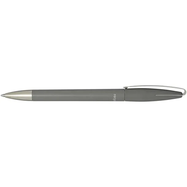 Ana recycled plastic ballpoint pen (blue ink) - Marksman Grey