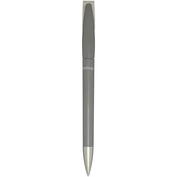 Ana recycled plastic ballpoint pen (blue ink) - Marksman Grey