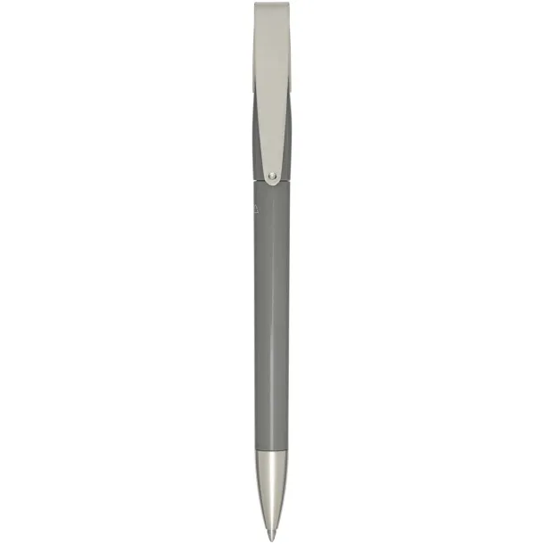 Ana recycled plastic ballpoint pen (blue ink) - Marksman Grey