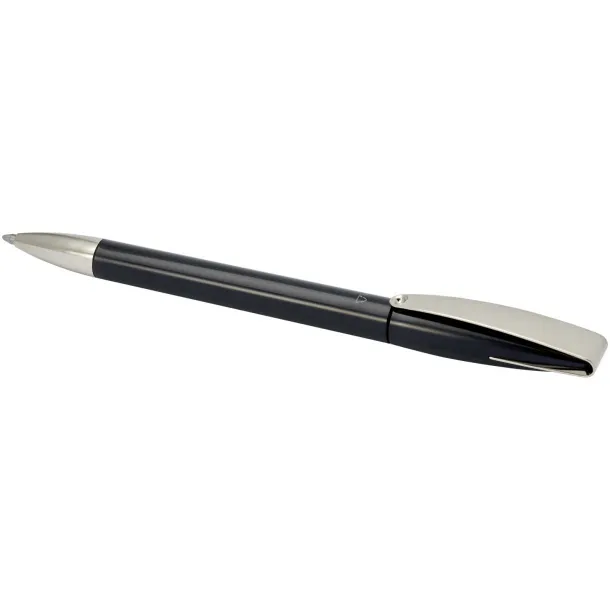 Ana recycled plastic ballpoint pen (blue ink) - Marksman Crna