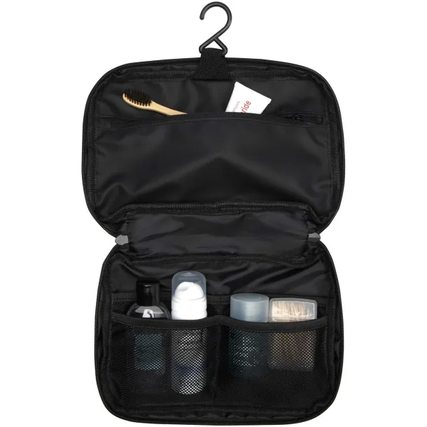 Roam GRS recycled modular toiletry bag Solid black