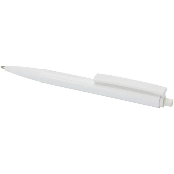 Elsa recycled plastic ballpoint pen (black ink) - Marksman White