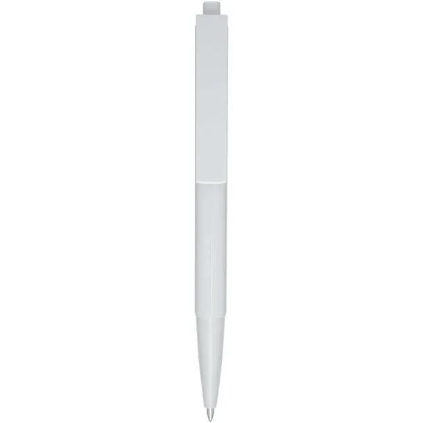 Elsa recycled plastic ballpoint pen (black ink) - Marksman White