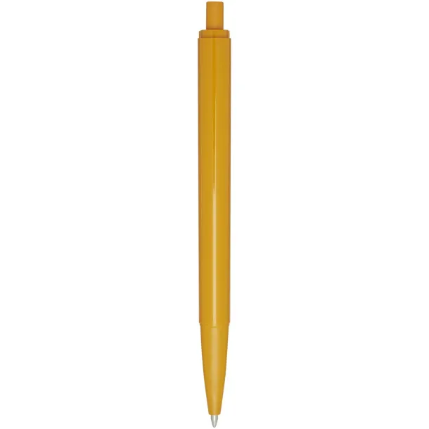 Elsa recycled plastic ballpoint pen (black ink) - Marksman Yellow