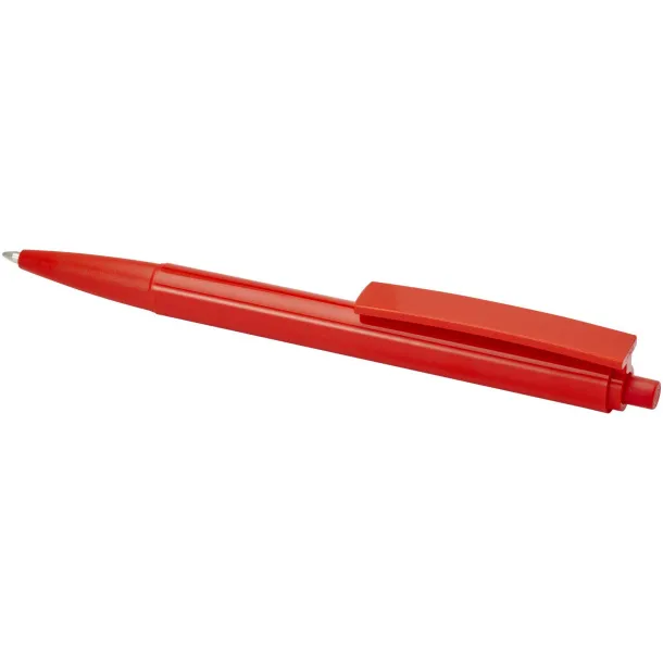 Elsa recycled plastic ballpoint pen (black ink) - Marksman Red