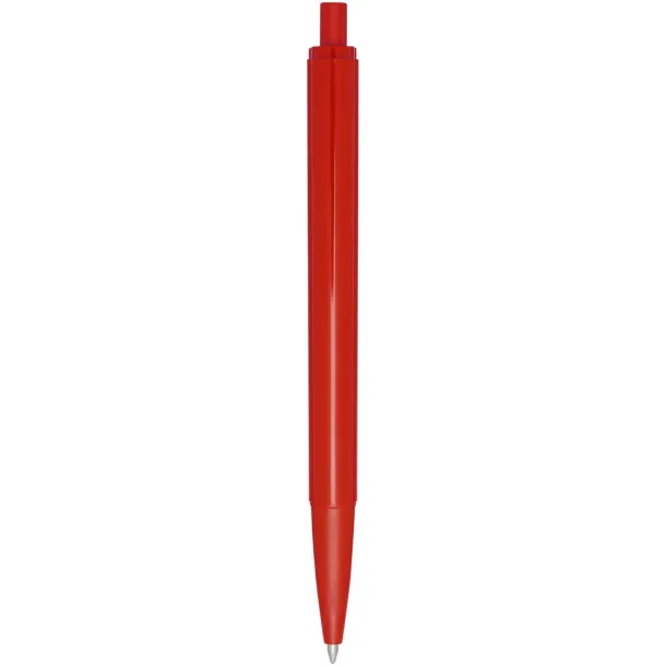 Elsa recycled plastic ballpoint pen (black ink) - Marksman Red