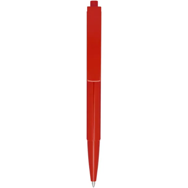 Elsa recycled plastic ballpoint pen (black ink) - Marksman Red