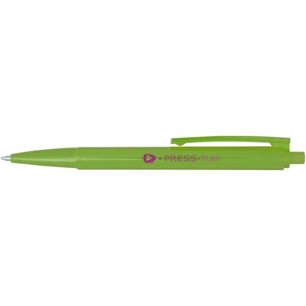 Elsa recycled plastic ballpoint pen (black ink) - Marksman Green