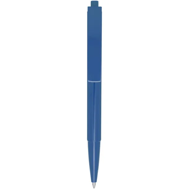 Elsa recycled plastic ballpoint pen (black ink) - Marksman Blue