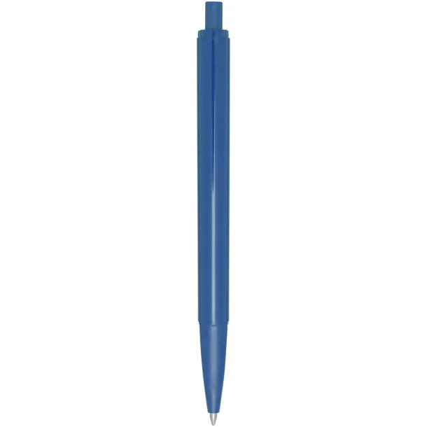 Elsa recycled plastic ballpoint pen (black ink) - Marksman Blue