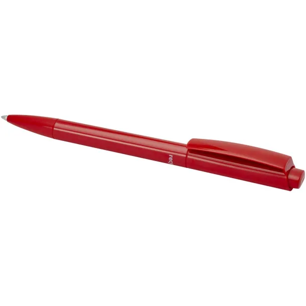 Martha recycled plastic ballpoint pen (blue ink) - Marksman Red