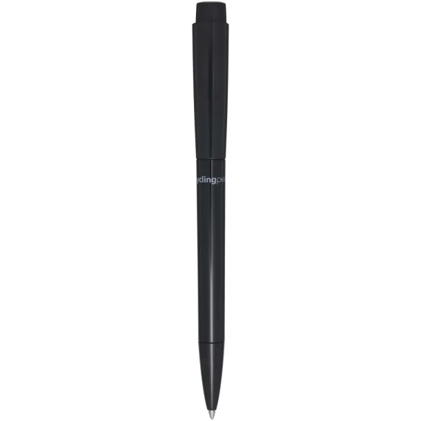 Martha recycled plastic ballpoint pen (blue ink) - Marksman Crna