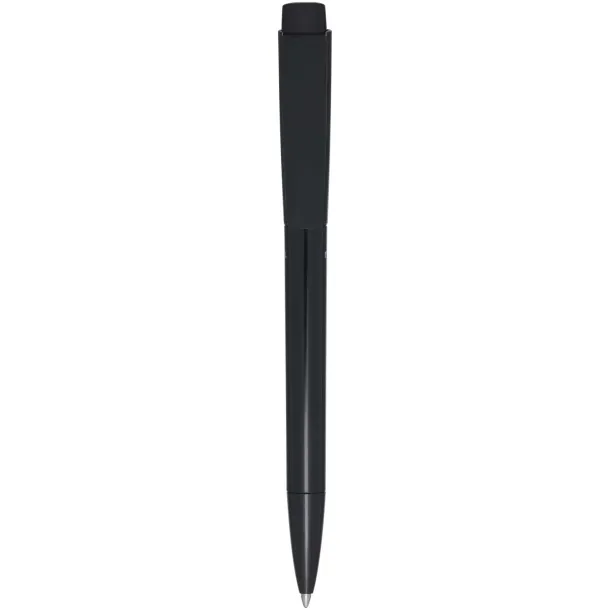 Martha recycled plastic ballpoint pen (blue ink) - Marksman Crna