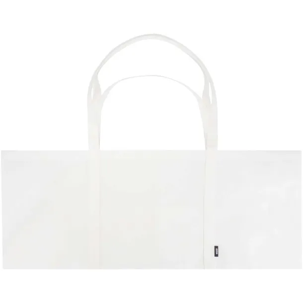 Jumbo GRS recycled non-woven extra large tote bag 65L White