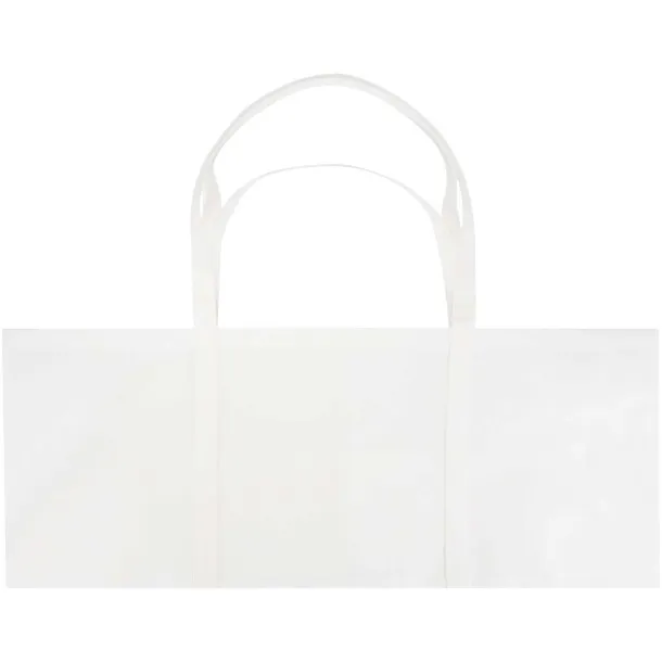 Jumbo GRS recycled non-woven extra large tote bag 65L White