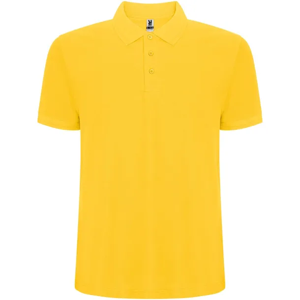 Pegaso Premium short sleeve men's polo - Roly Yellow