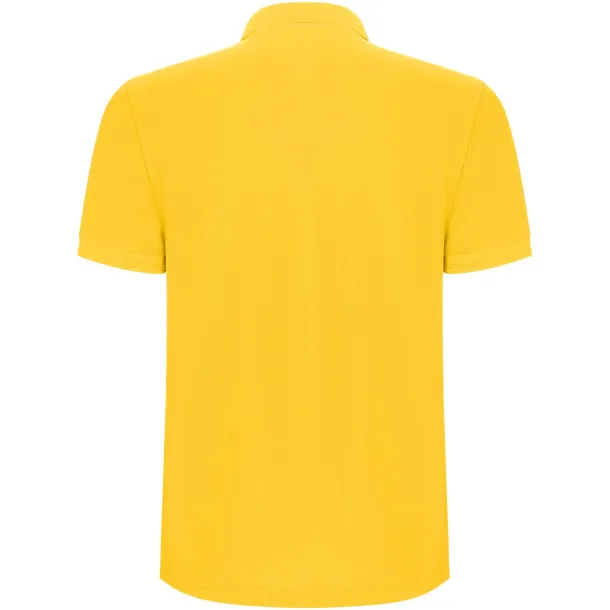 Pegaso Premium short sleeve men's polo - Roly Yellow
