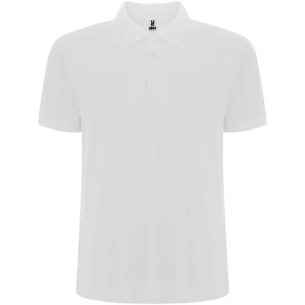 Pegaso Premium short sleeve men's polo - Roly White