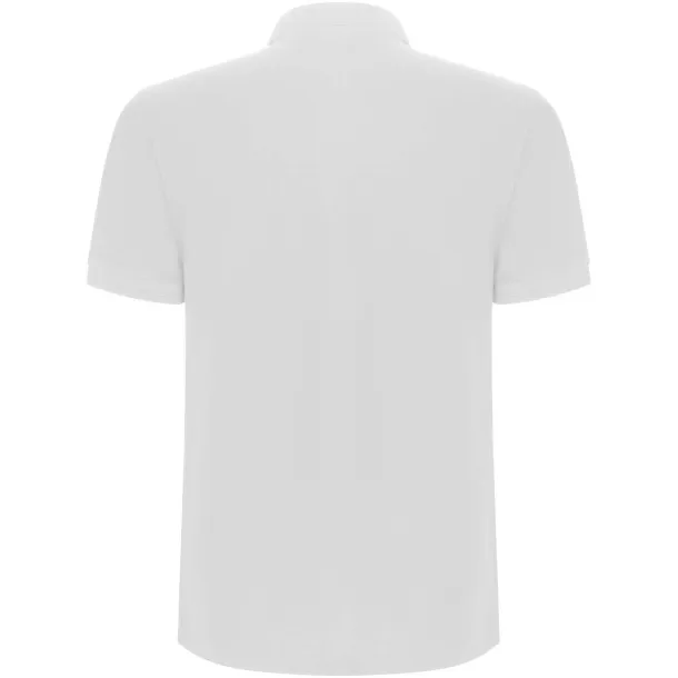 Pegaso Premium short sleeve men's polo - Roly White