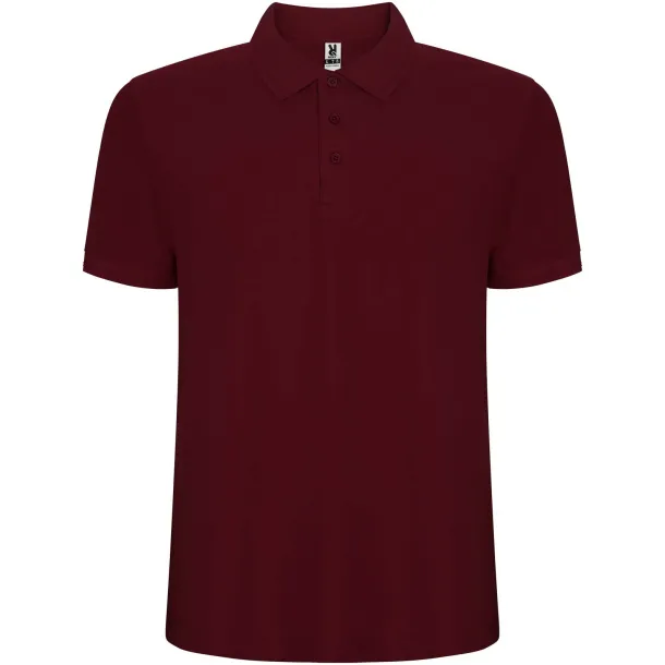Pegaso Premium short sleeve men's polo - Roly Garnet