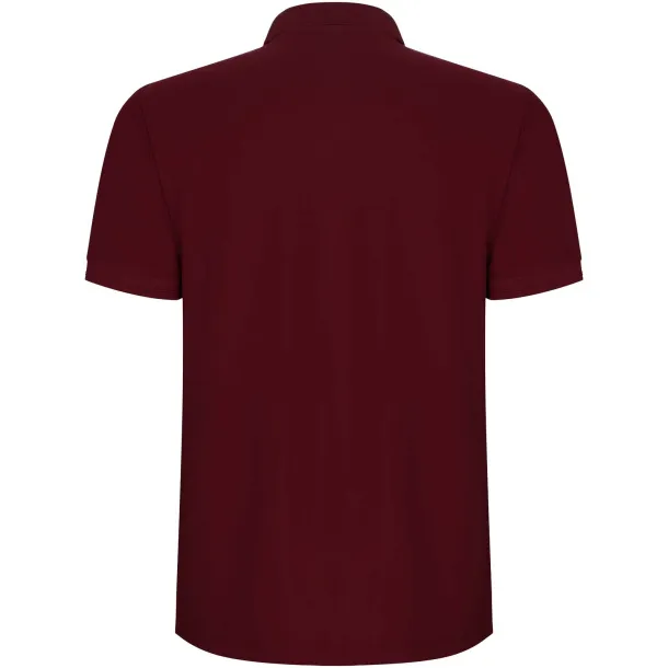 Pegaso Premium short sleeve men's polo - Roly Garnet