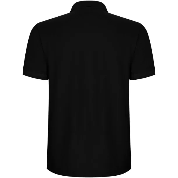 Pegaso Premium short sleeve men's polo - Roly Solid black