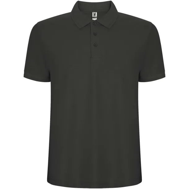 Pegaso Premium short sleeve men's polo - Roly Dark Lead