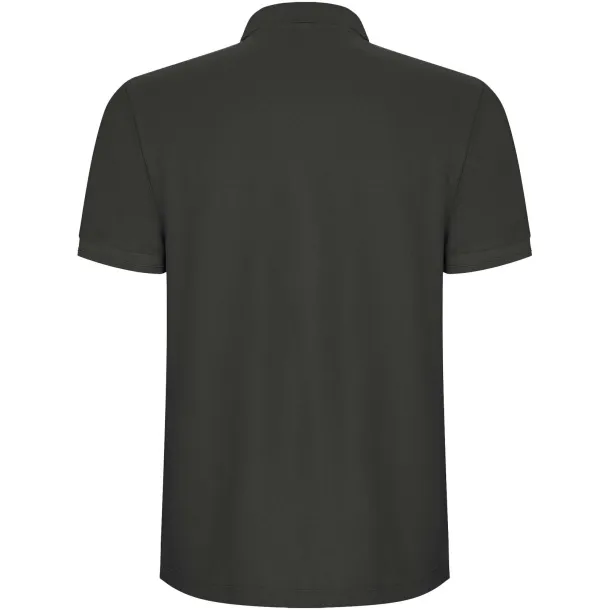 Pegaso Premium short sleeve men's polo - Roly Dark Lead